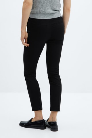 Pantalon skinny crop - Noir