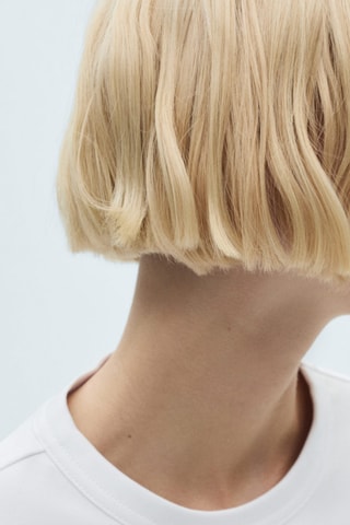 T-shirt coton manches courtes - Blanc