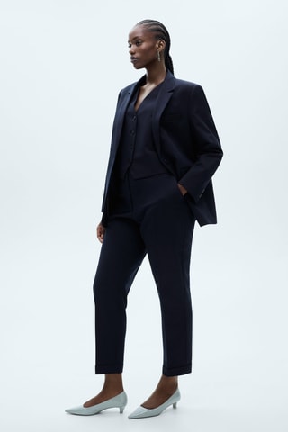 Gilet costume boutons - Bleu marine