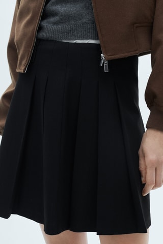 Jupe plissée - Noir