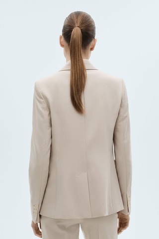 Blazer costume cintré - Gris clair