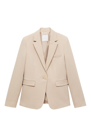 Blazer costume cintré - Gris clair