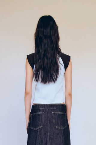 T-shirt coton imprimé - Bleu