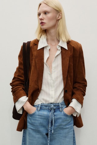 Jean ballon ceinture - Bleu