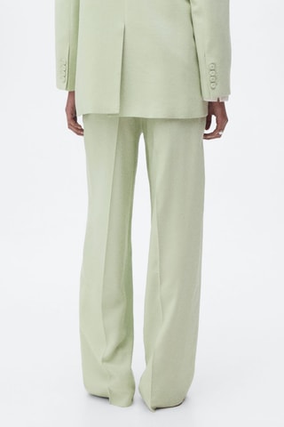 Pantalon de tailleur droit - Vert