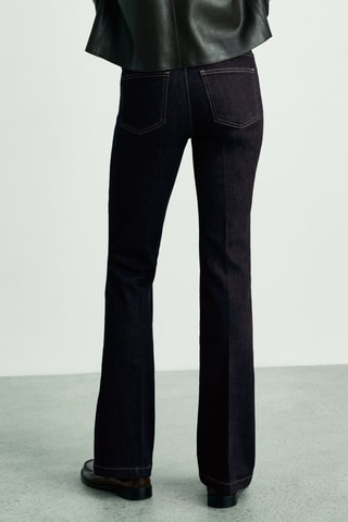 Jean flare rinse wash - Bleu