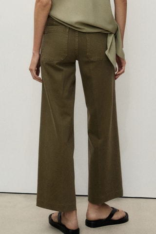 Jean wideleg poches - Kaki