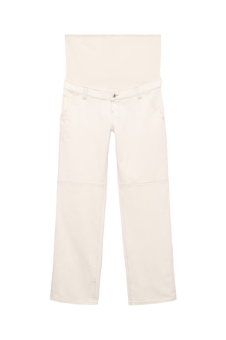 Jean de grossesse wideleg - Ecru