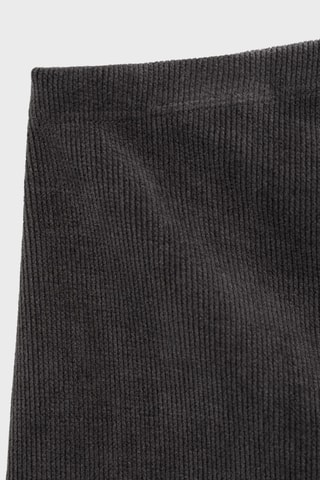 Pantalon en velours côtelé prémaman - Gris foncé