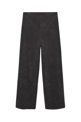 Pantalon en velours côtelé prémaman - Gris foncé