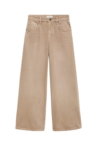 Jean wideleg taille basse - Sable