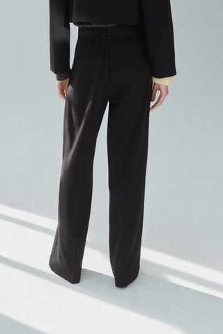 Pantalon de costume droit noeud - Noir