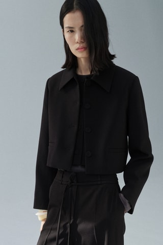 Pantalon de costume droit noeud - Noir