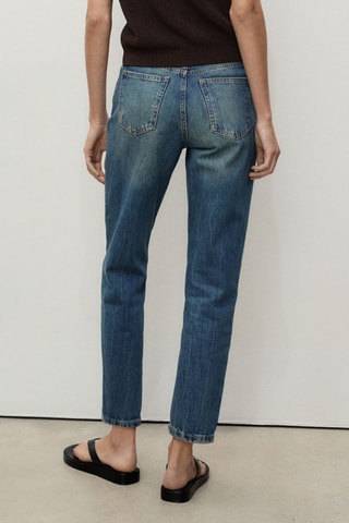 Jean Mom2000 mom taille haute - Bleu foncé