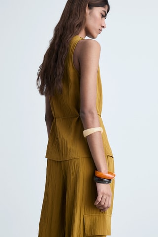 Top noeud texturé - Olive