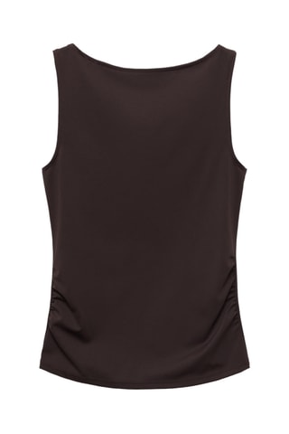 Hauts froncés prémaman - Chocolat