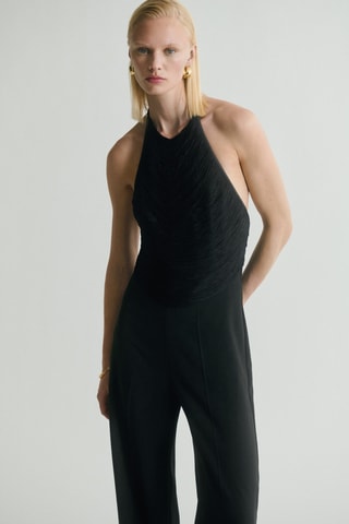 Combinaison à emmanchures américaines - Noir