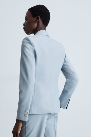 Blazer costume cintré - Bleu ciel