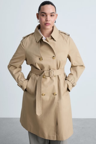 Trench classique ceinture - Beige