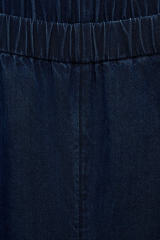 Pantalon lyocell palazzo grossesse - Bleu marine