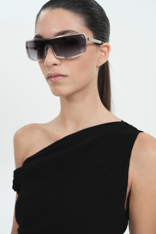 Robe asymétrique - Noir