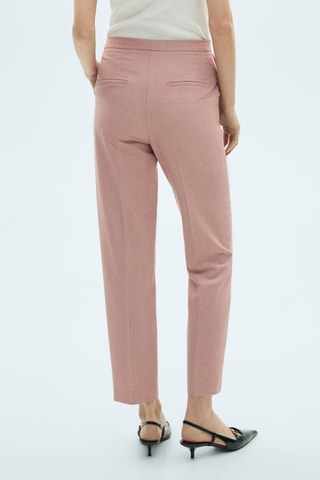 Pantalon droit costume - Rose