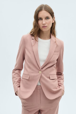 Pantalon droit costume - Rose