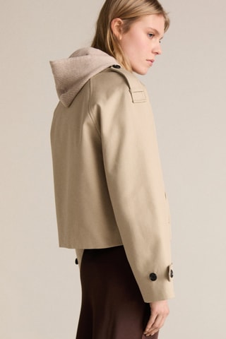 Trench court double boutonnage - Marron