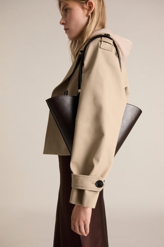 Trench court double boutonnage - Marron