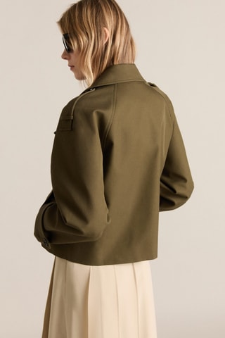 Trench court double boutonnage - Kaki