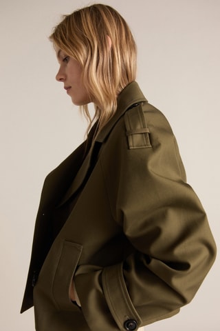 Trench court double boutonnage - Kaki