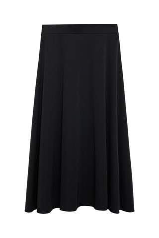 Jupe évasée maille - Noir
