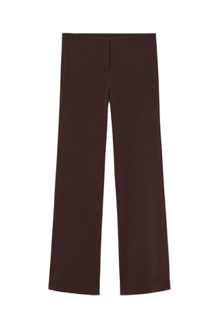 Pantalon droit costume - Chocolat