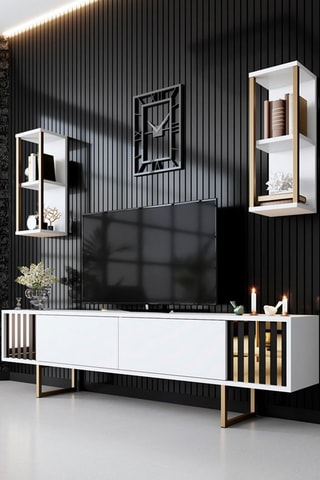 Composition murale Gold  - 3 pièces