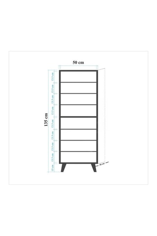 Meuble à chaussures  - 50 x 38 x 128 cm