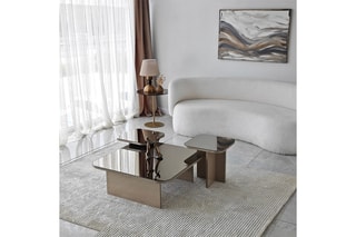 3 tables gigognes - 38 x 38 x 45 cm, 38 x 38 x 50 cm et 38 x 38 x 55 cm