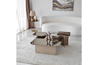 3 tables gigognes - 38 x 38 x 45 cm, 38 x 38 x 50 cm et 38 x 38 x 55 cm