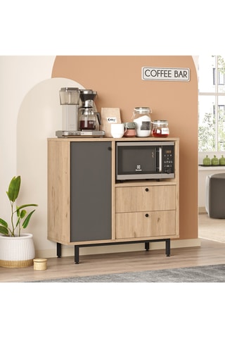 Meuble de cuisine 1 porte - 88 x 85 x 35,5 cm