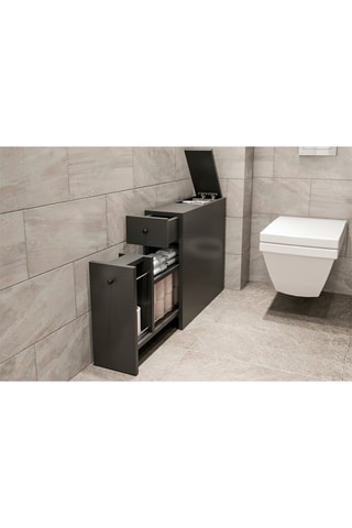 Meuble de rangement 2 tiroirs - 19 x 55 x 60 cm