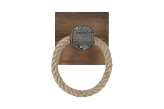 Crochet porte-serviette en bois d'épicéa Boruraf099 - 20 x 20 x 10 cm