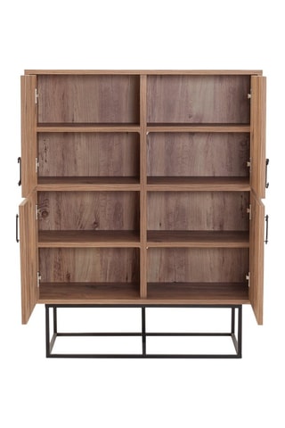 Meuble de rangement 4 portes - 93 x 36 x 115 cm