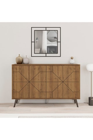 Console 4 portes Imitation bois