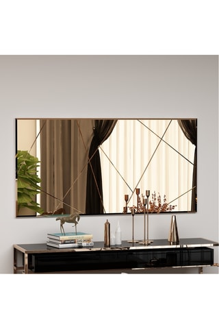 Miroir - Doré - 120 x 60 x 2,2 cm