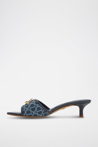 Muiltjes met Hak Coteazur - Marineblauw