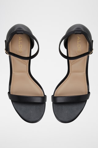 Leren Sandalen met hak Dralethiel - Zwart