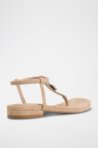 Sandales en cuir Adwelahar - Beige