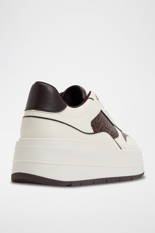 Baskets plateformes Whallian - Blanc