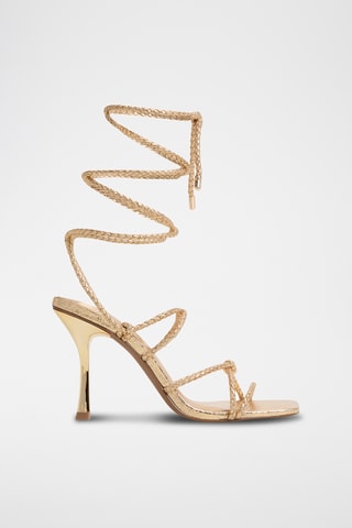 Sandalen met Hak Adriaana - Goudkleurig