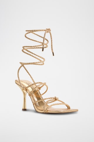 Sandalen met Hak Adriaana - Goudkleurig