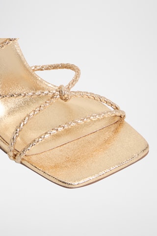 Sandalen met Hak Adriaana - Goudkleurig